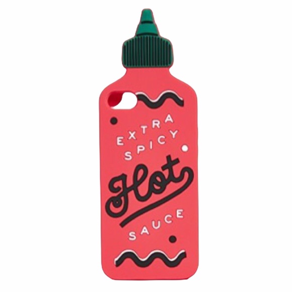 new Bando  Hot + Spicy Sauce 3D Protective Silicone Case  iPhone 6 / 7 / 8 Red - Picture 5 of 10